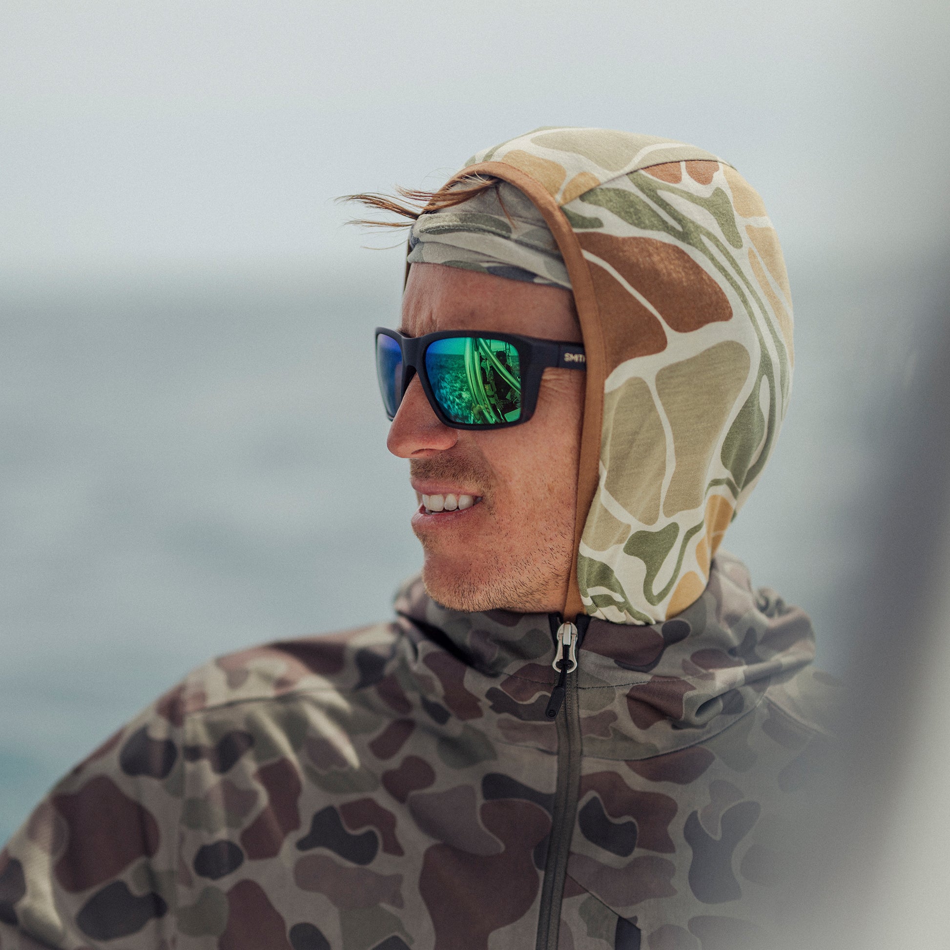 Backcast, Sunglasses + Matte Black | ChromaPop Glass Polarized Blue Mirror