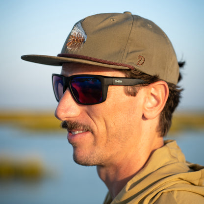 Backcast, Sunglasses + Matte Black | ChromaPop Glass Polarized Blue Mirror