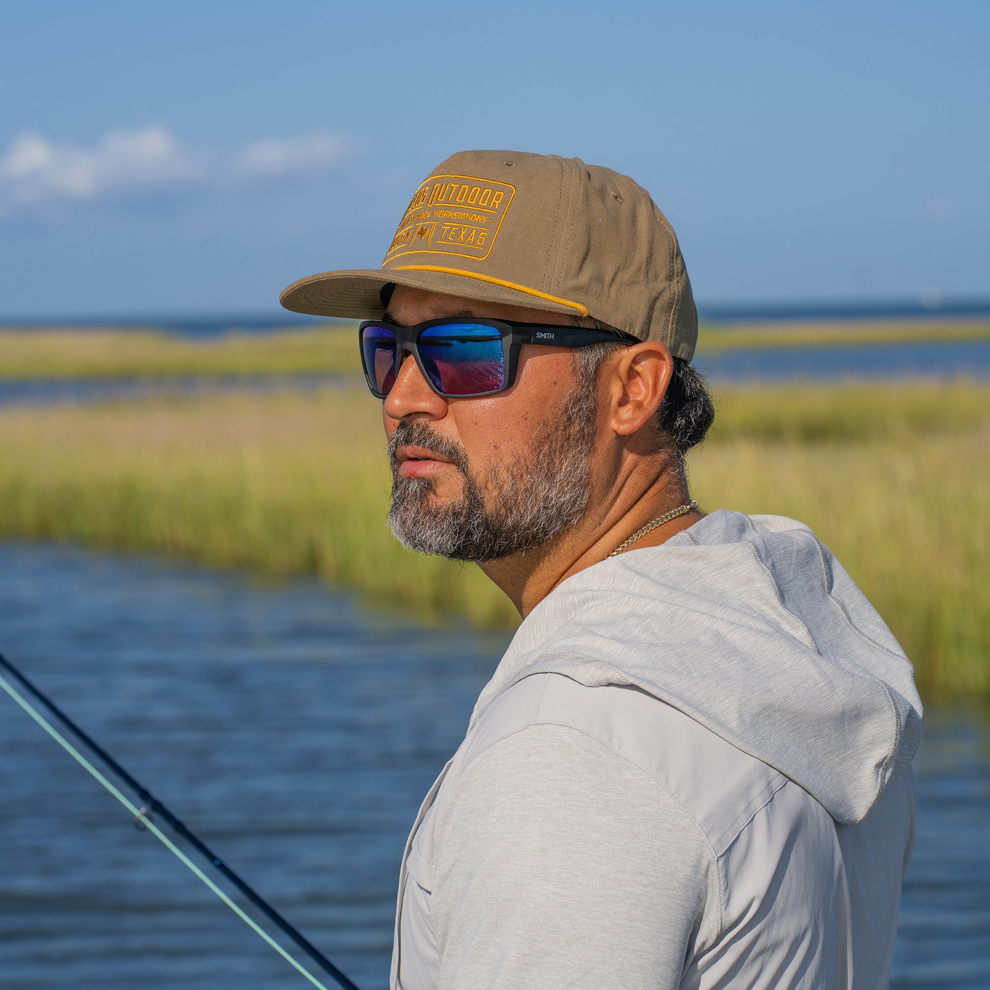 Backcast, Sunglasses + Matte Black | ChromaPop Glass Polarized Blue Mirror