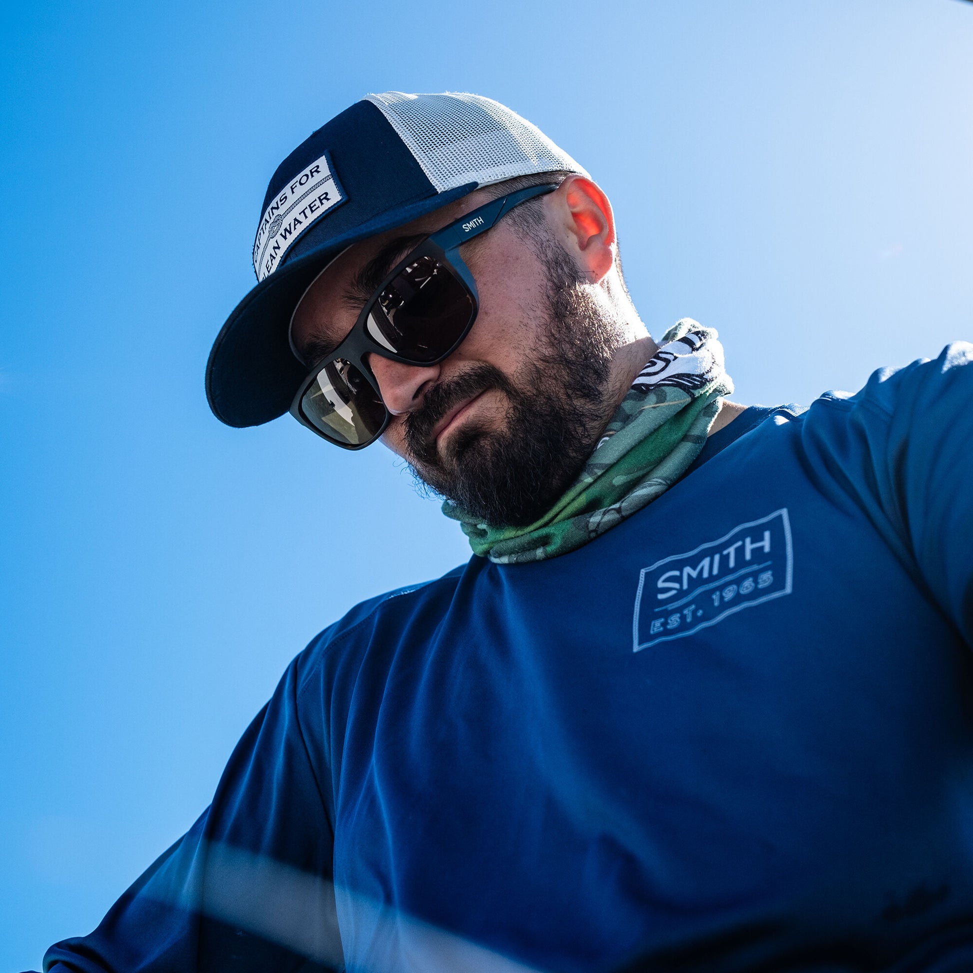 Barra RX, Prescription + Matte Black + ChromaPop Polarized Blue Mirror