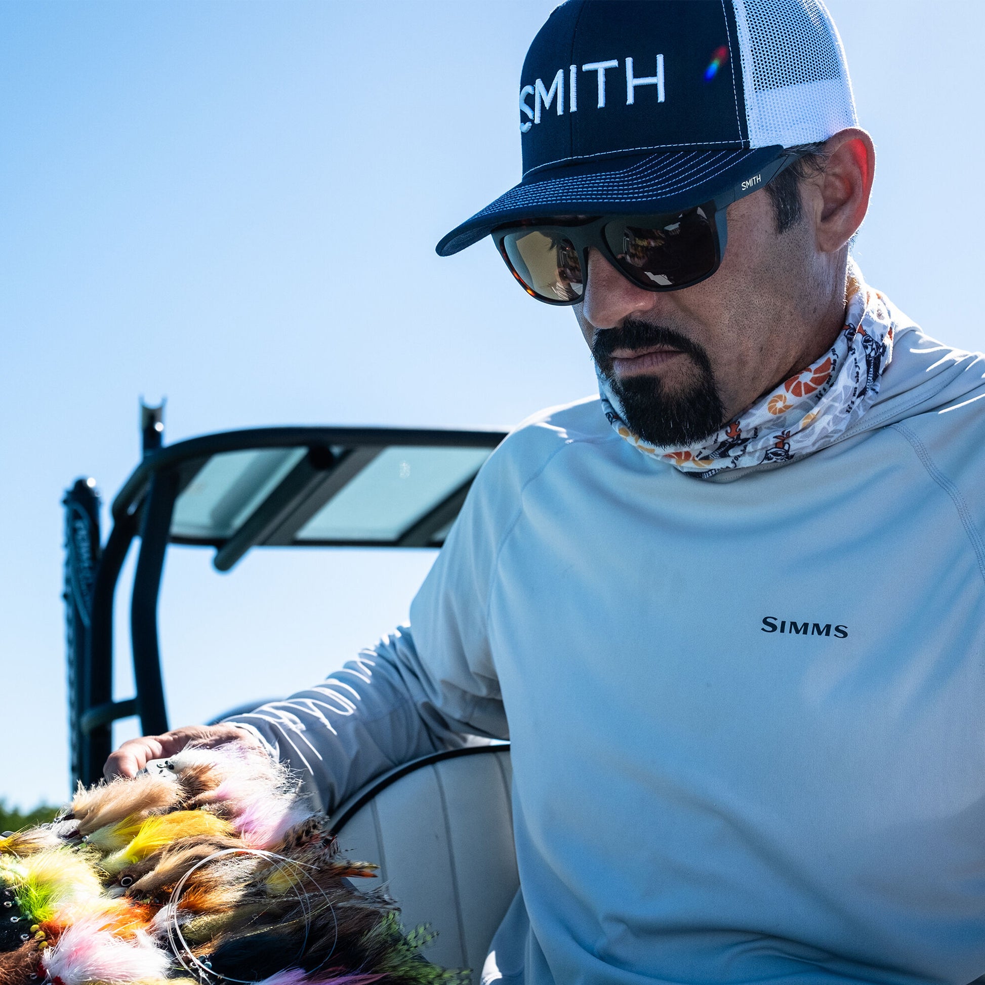 Barra RX, Prescription + Matte Black + ChromaPop Polarized Blue Mirror