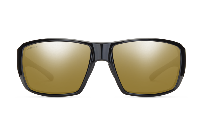 Guide's Choice RX, Prescription + Matte Black + ChromaPop Polarized Green Mirror