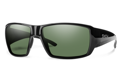 Guide's Choice RX, Prescription + Matte Black + ChromaPop Polarized Green Mirror