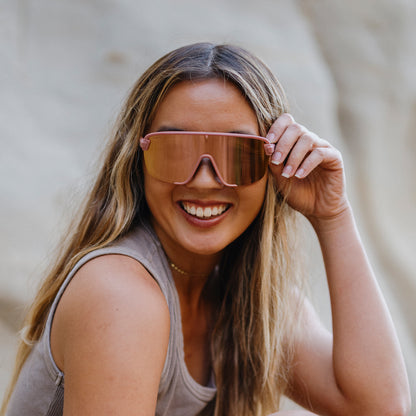 Bobcat, Matte Chalk Rose | ChromaPop Rose Gold Mirror