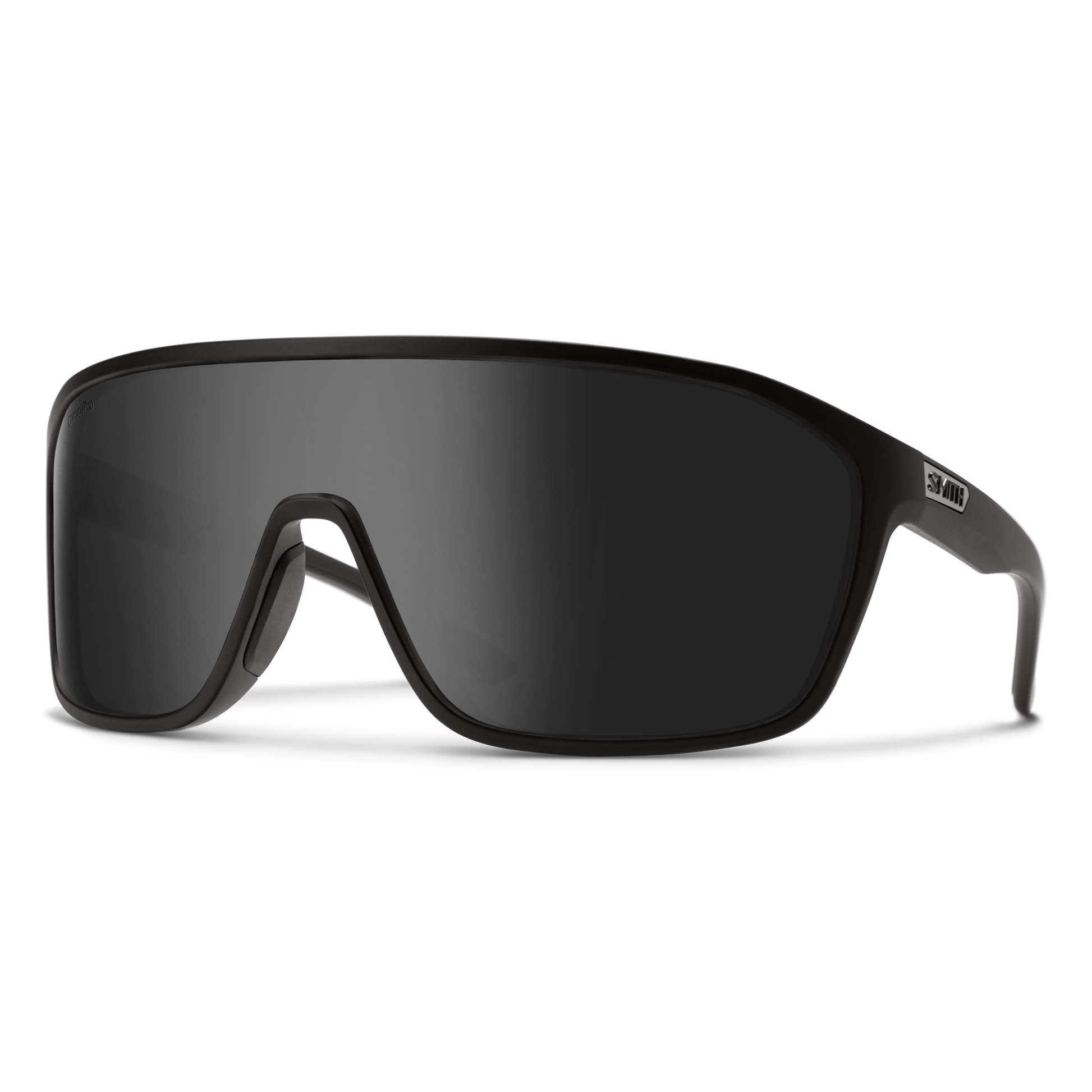 Boomtown, Matte Black | ChromaPop Polarized Blue Mirror