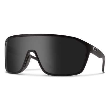 Boomtown, Matte Black | ChromaPop Polarized Blue Mirror
