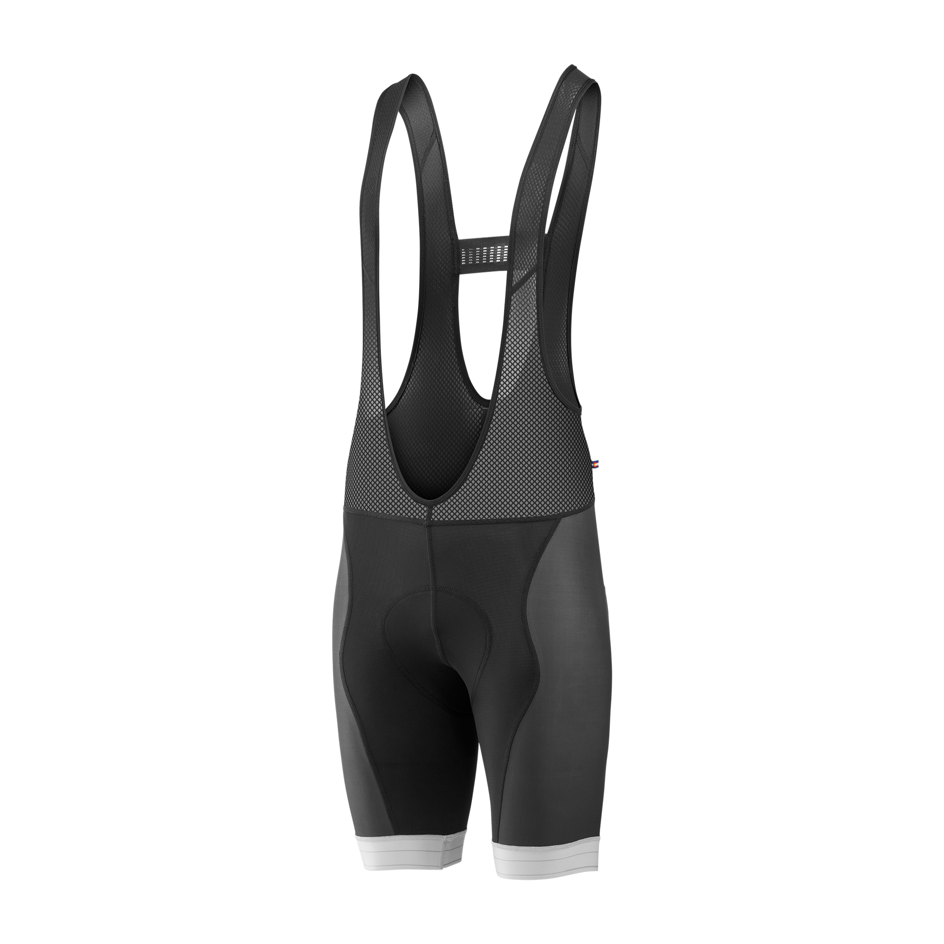 Men's Cycling Bib, Cement Stripe + XXL