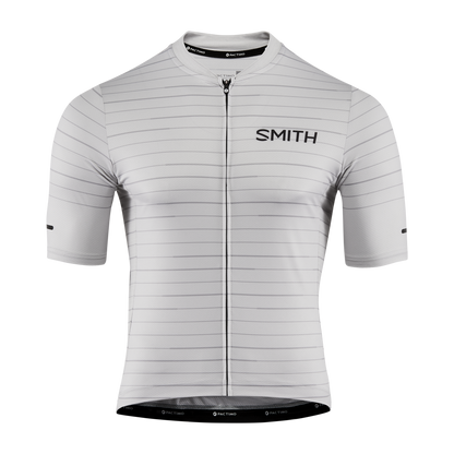 Men's Cycling Jersey, Cement Stripe + S