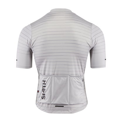 Men's Cycling Jersey, Cement Stripe + S