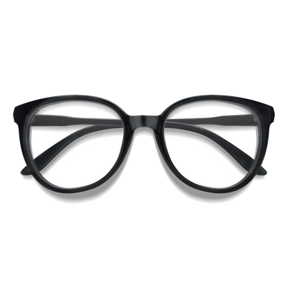 Cheetah RX, Prescription + Black + ChromaPop Polarized Blue Mirror