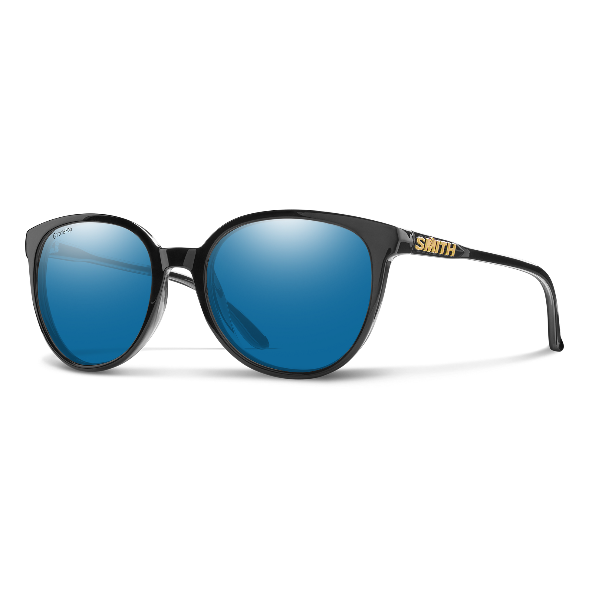 Cheetah RX, Prescription + Black + ChromaPop Polarized Blue Mirror