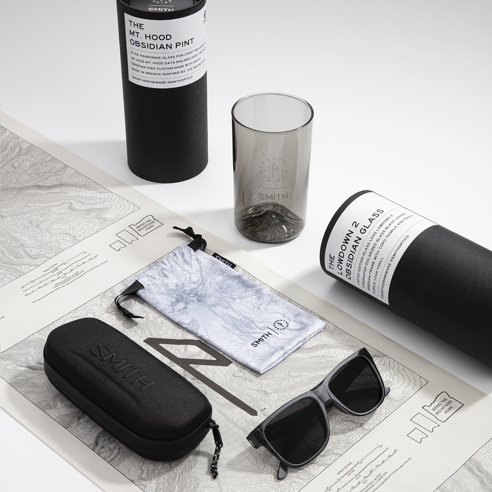 Lowdown 2, Sunglasses + Matte Black | ChromaPop Glass Polarized Blue Mirror