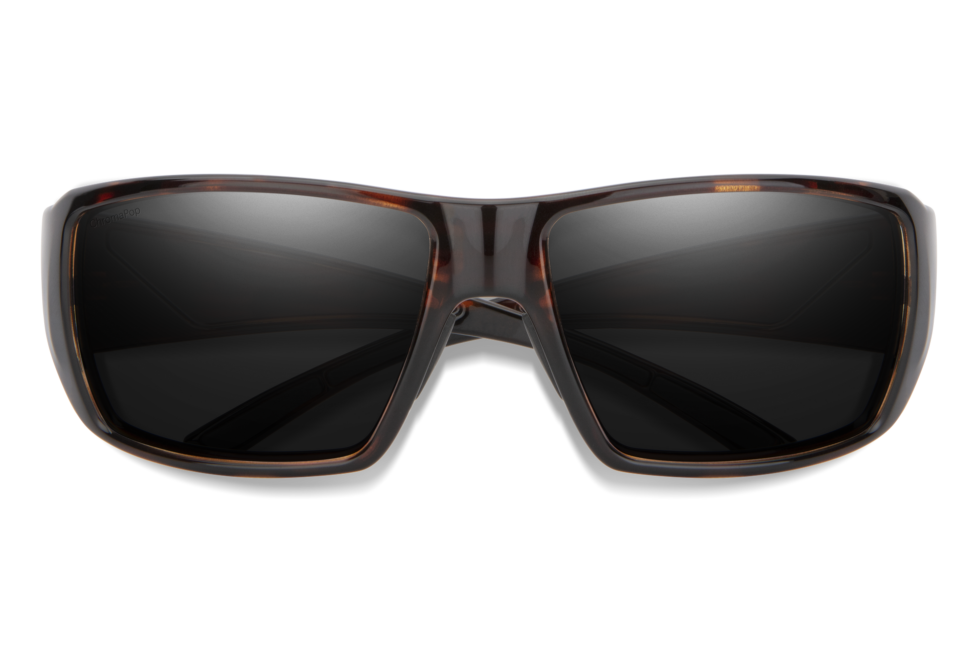 Guide's Choice RX, Prescription + Matte Black + ChromaPop Polarized Green Mirror