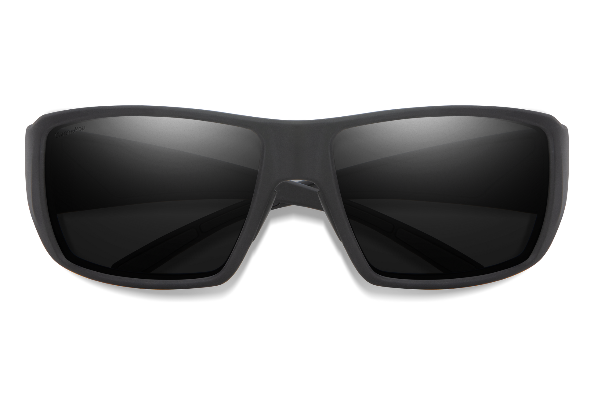 Guide's Choice RX, Prescription + Matte Black + ChromaPop Polarized Green Mirror
