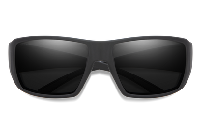 Guide's Choice RX, Prescription + Matte Black + ChromaPop Polarized Green Mirror