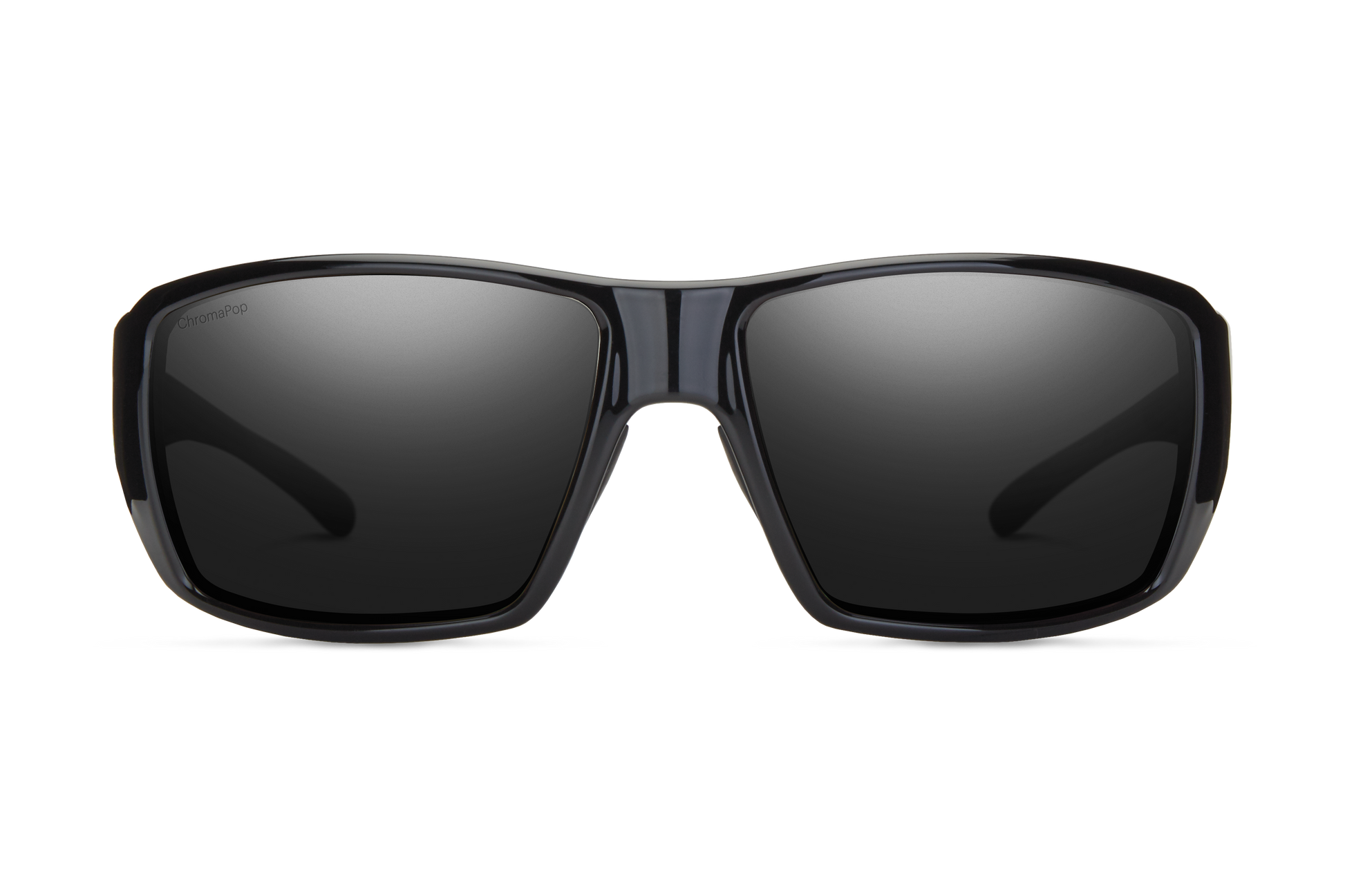 Guide's Choice RX, Prescription + Matte Black + ChromaPop Polarized Green Mirror
