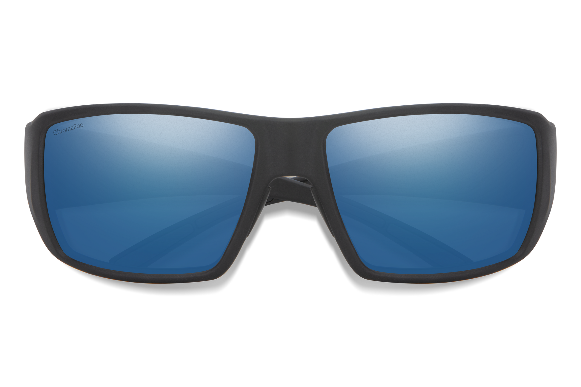 Guide's Choice RX, Prescription + Matte Black + ChromaPop Polarized Green Mirror