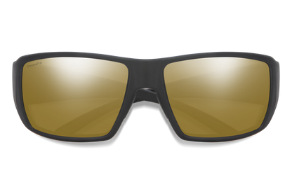 Guide's Choice RX, Prescription + Matte Black + ChromaPop Polarized Green Mirror
