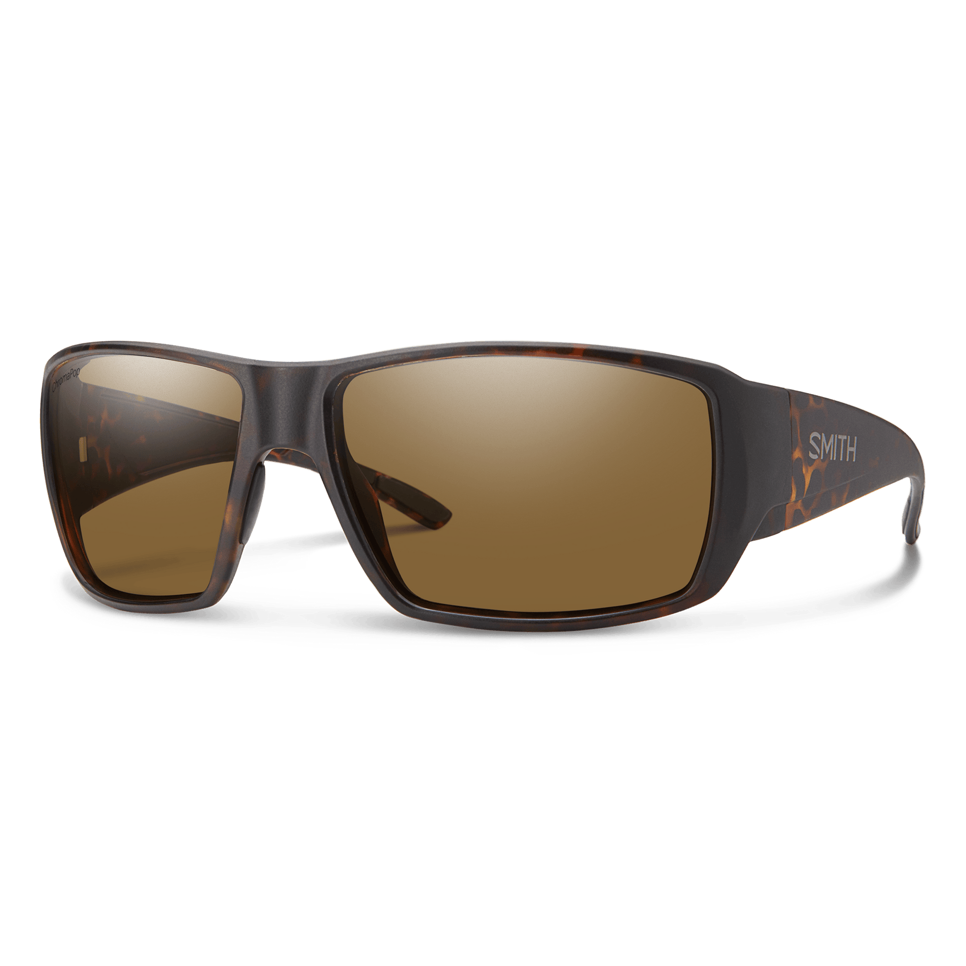 Guide's Choice, Sunglasses + Matte Tortoise | ChromaPop Glass Polarchromic Brown Green Mirror