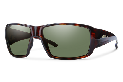 Guide's Choice RX, Prescription + Matte Black + ChromaPop Polarized Green Mirror
