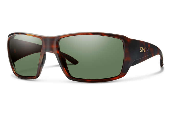 Guide's Choice RX, Prescription + Matte Black + ChromaPop Polarized Green Mirror