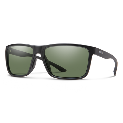 Riptide, Sunglasses + Matte Black | ChromaPop Glass Polarized Blue Mirror