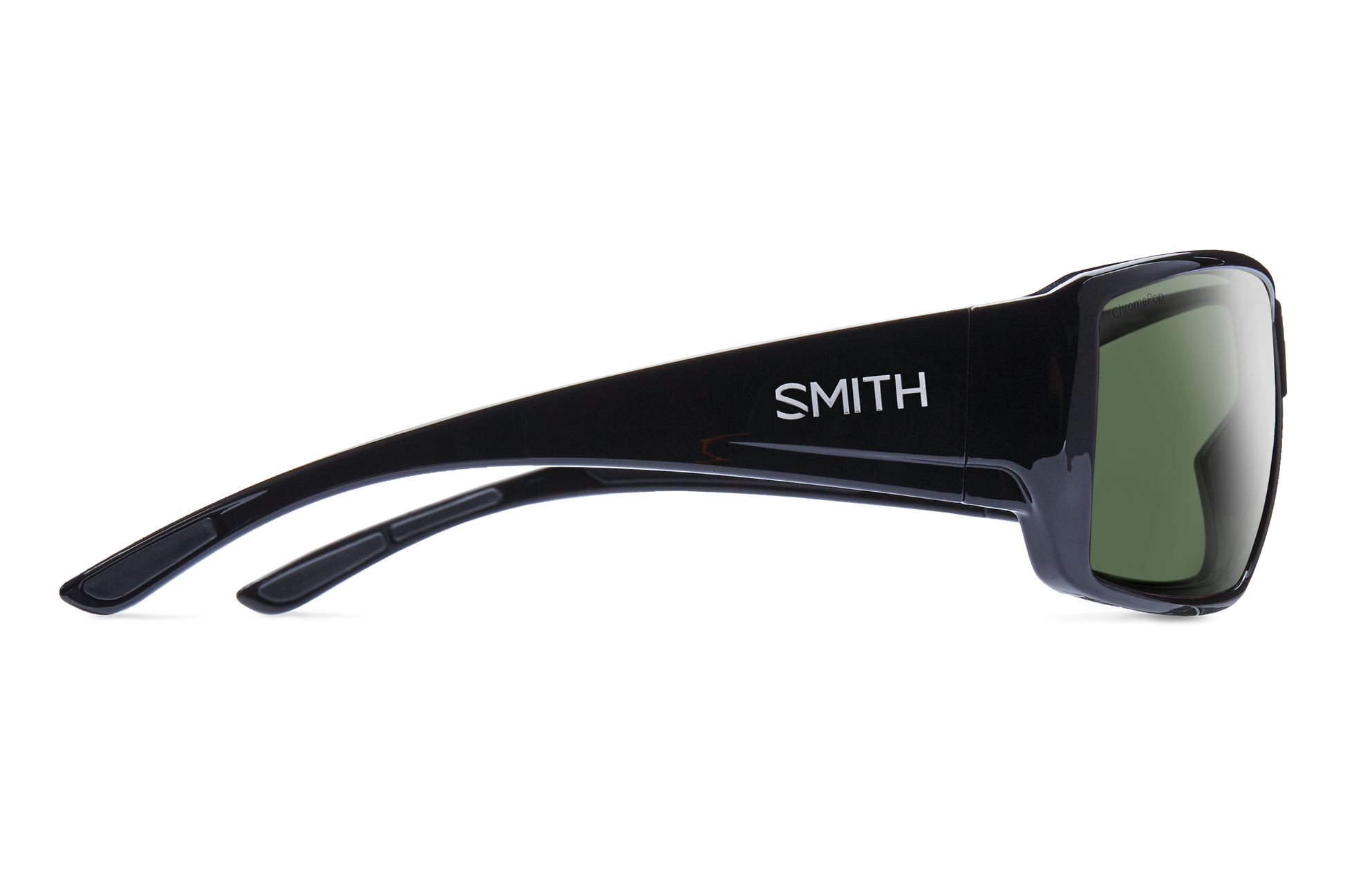 Guide's Choice RX, Prescription + Matte Black + ChromaPop Polarized Green Mirror