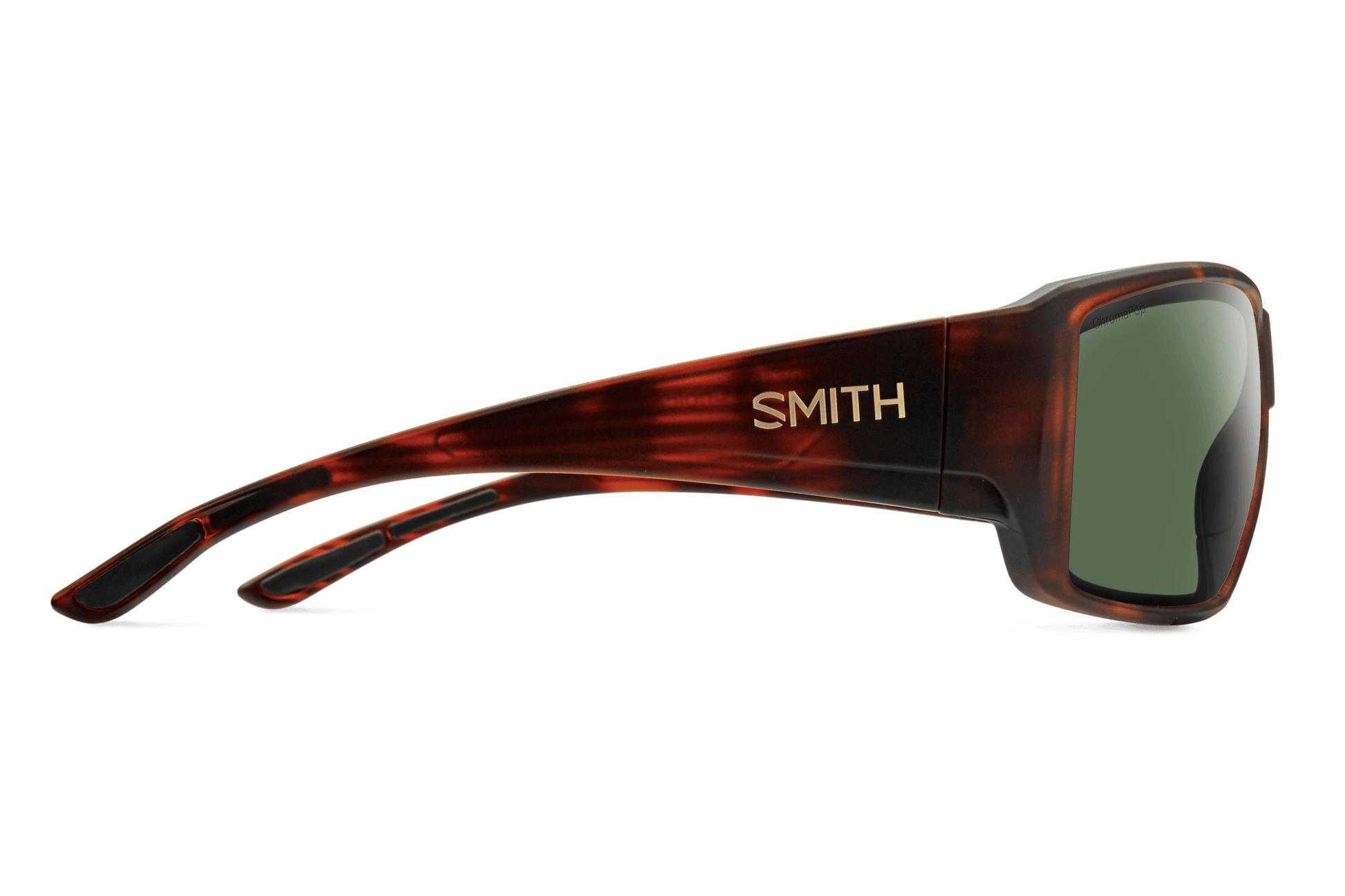 Guide's Choice RX, Prescription + Matte Black + ChromaPop Polarized Green Mirror