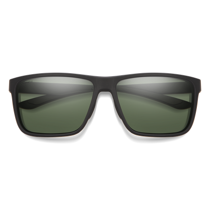 Riptide, Sunglasses + Matte Black | ChromaPop Glass Polarized Blue Mirror