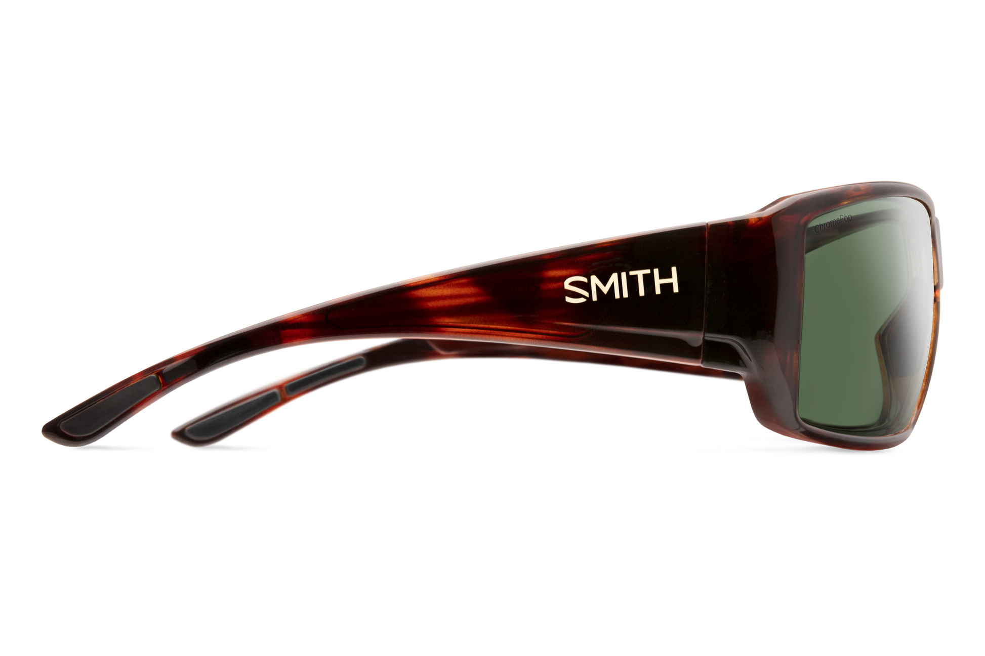 Guide's Choice RX, Prescription + Matte Black + ChromaPop Polarized Green Mirror