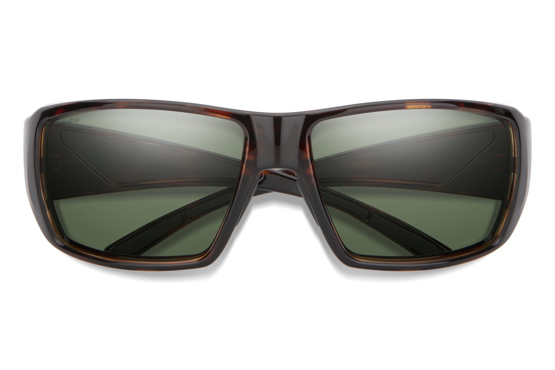Guide's Choice RX, Prescription + Matte Black + ChromaPop Polarized Green Mirror