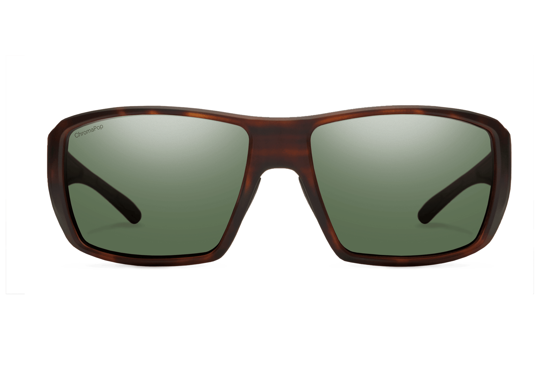Guide's Choice RX, Prescription + Matte Black + ChromaPop Polarized Green Mirror