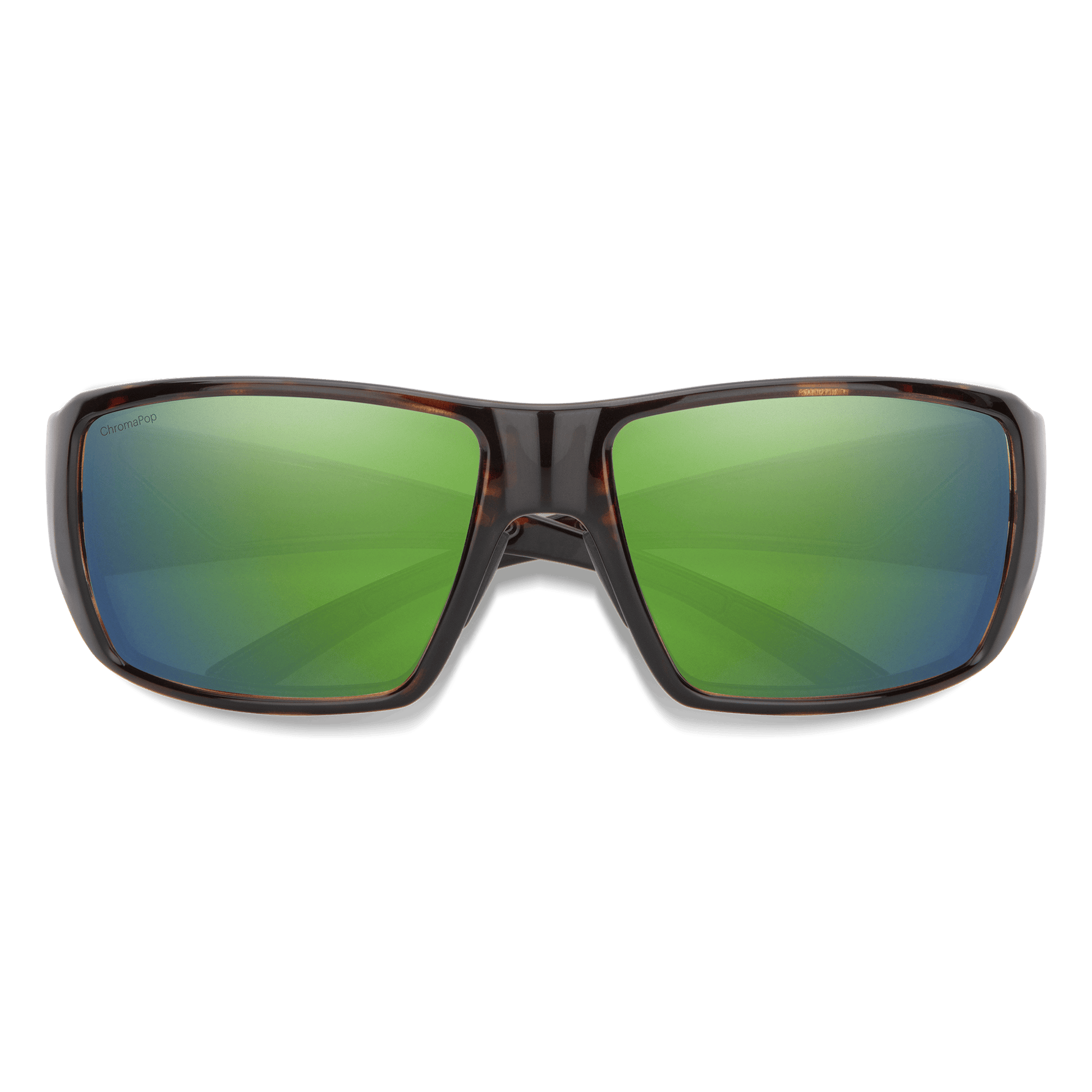 Guide's Choice, Sunglasses + Matte Tortoise | ChromaPop Glass Polarchromic Brown Green Mirror