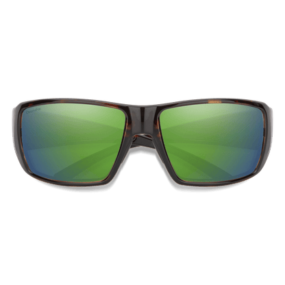 Guide's Choice, Sunglasses + Matte Tortoise | ChromaPop Glass Polarchromic Brown Green Mirror