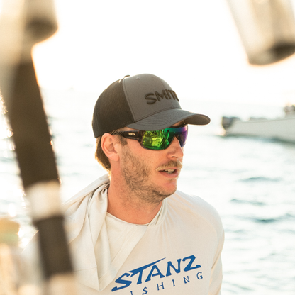 Spinner, Matte Black | ChromaPop Polarized Gray Green