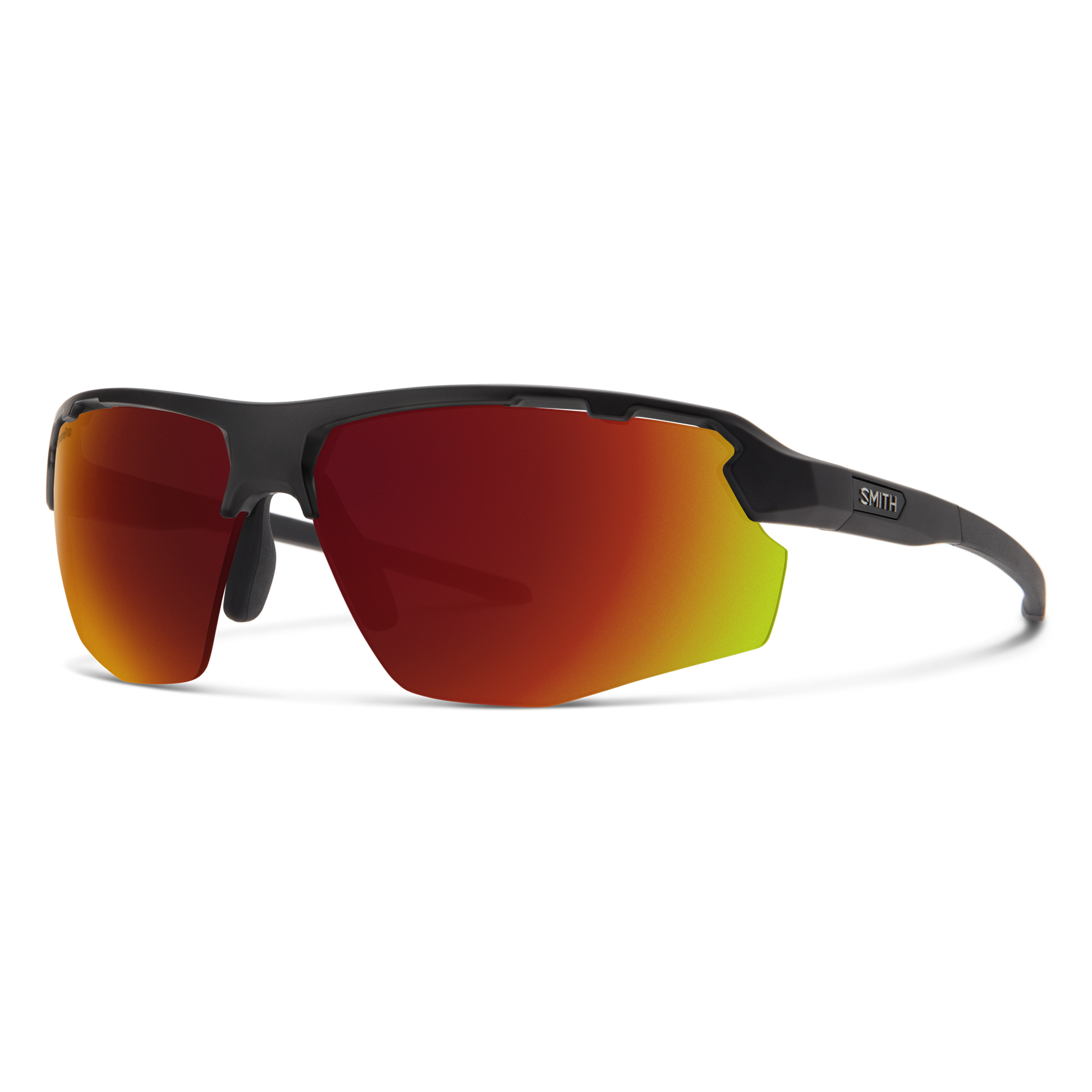 Resolve, Matte Black | ChromaPop Red Mirror