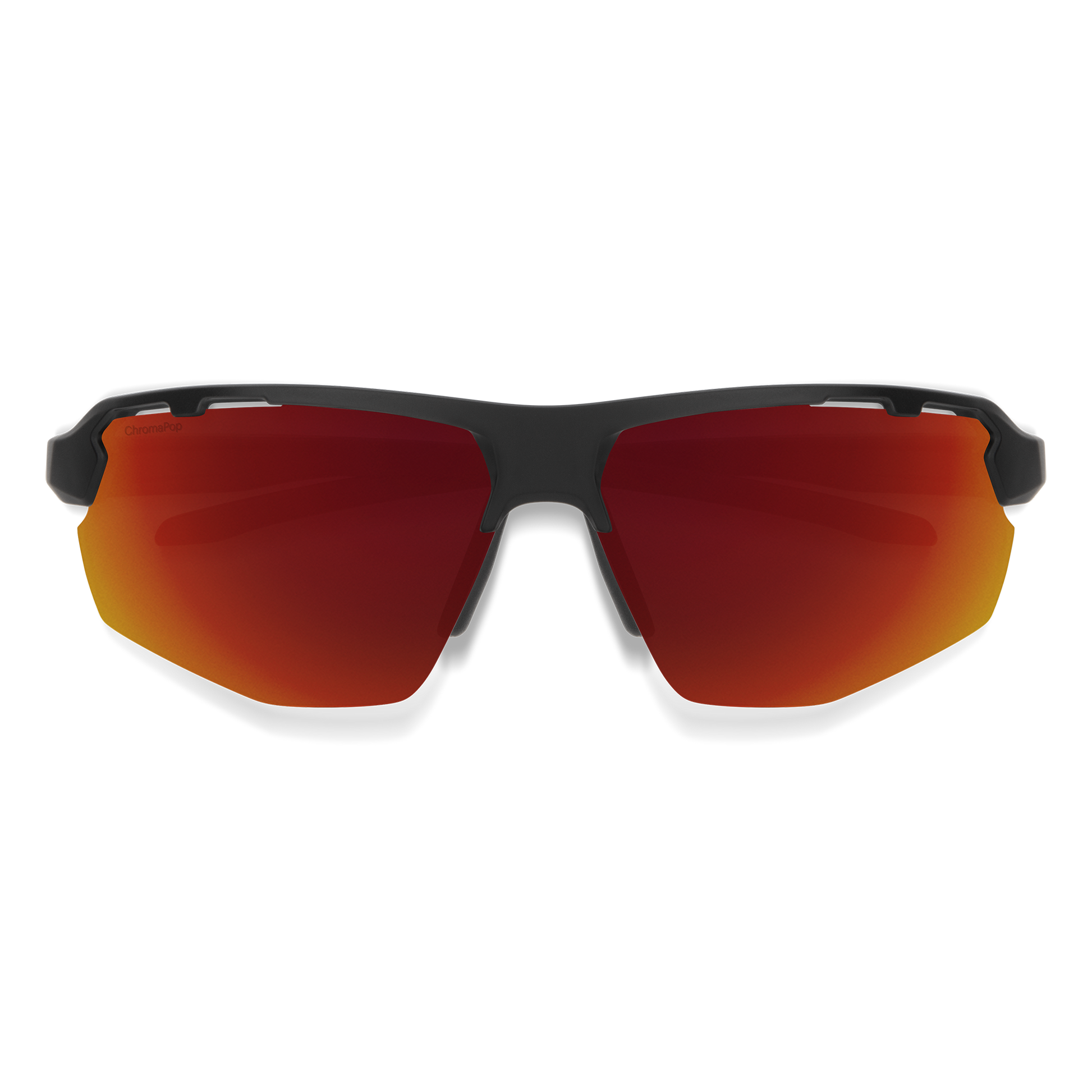 Resolve, Matte Black | ChromaPop Red Mirror