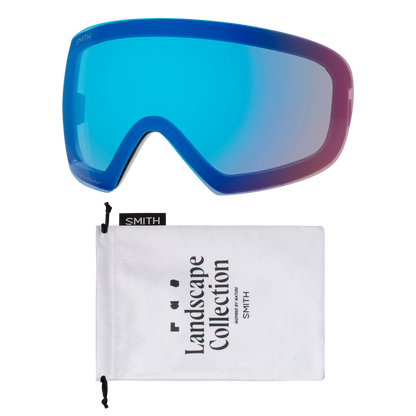 I/O MAG Low Bridge Fit, Black | ChromaPop Pro Photochromic Blue Mirror