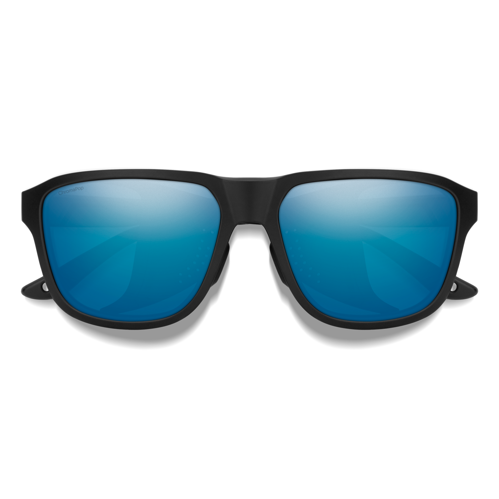 Embark, Sunglasses + Matte Black | ChromaPop Glacier Photochromic Copper Blue Mirror