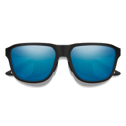 Embark, Sunglasses + Matte Black | ChromaPop Glacier Photochromic Copper Blue Mirror