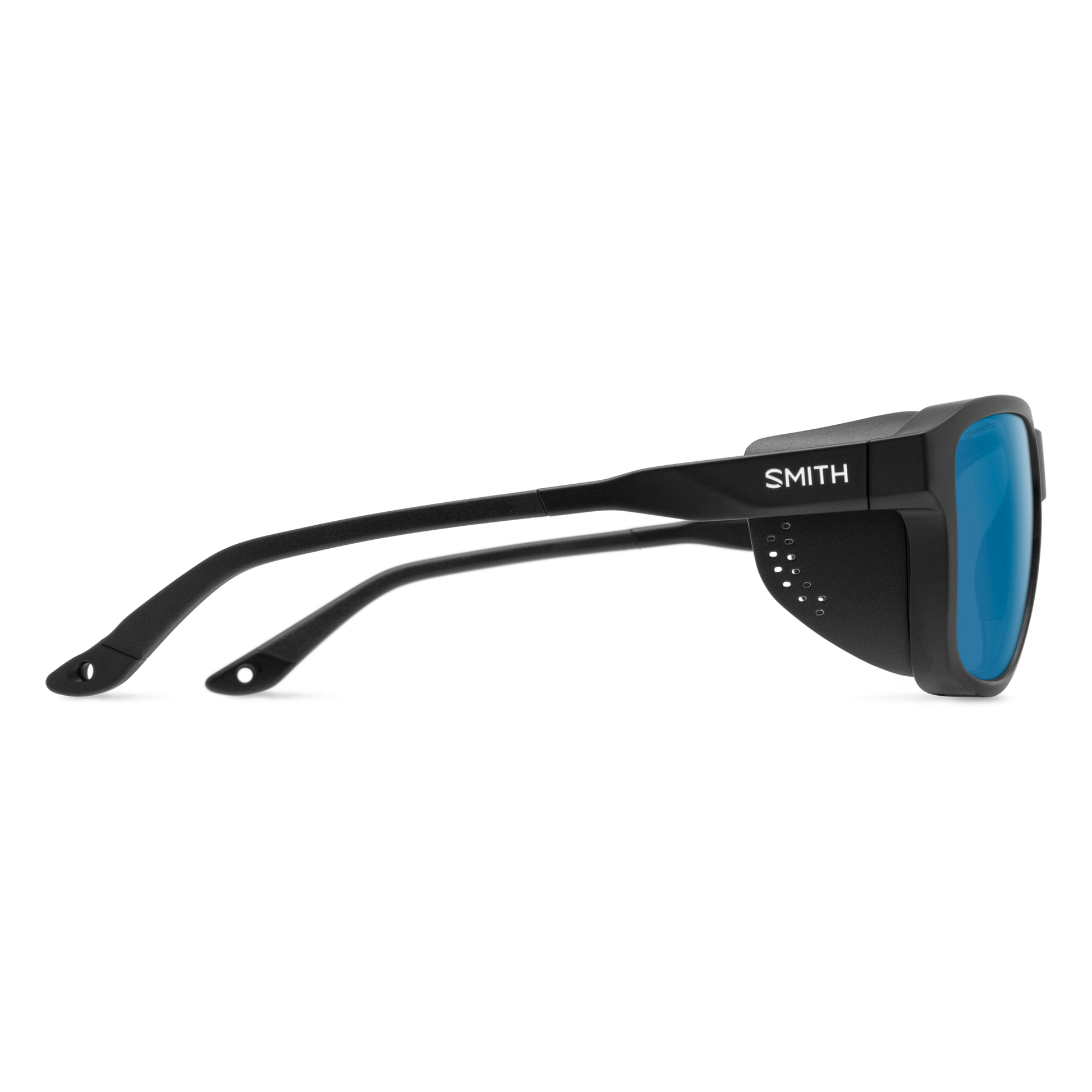 Embark, Sunglasses + Matte Black | ChromaPop Glacier Photochromic Copper Blue Mirror