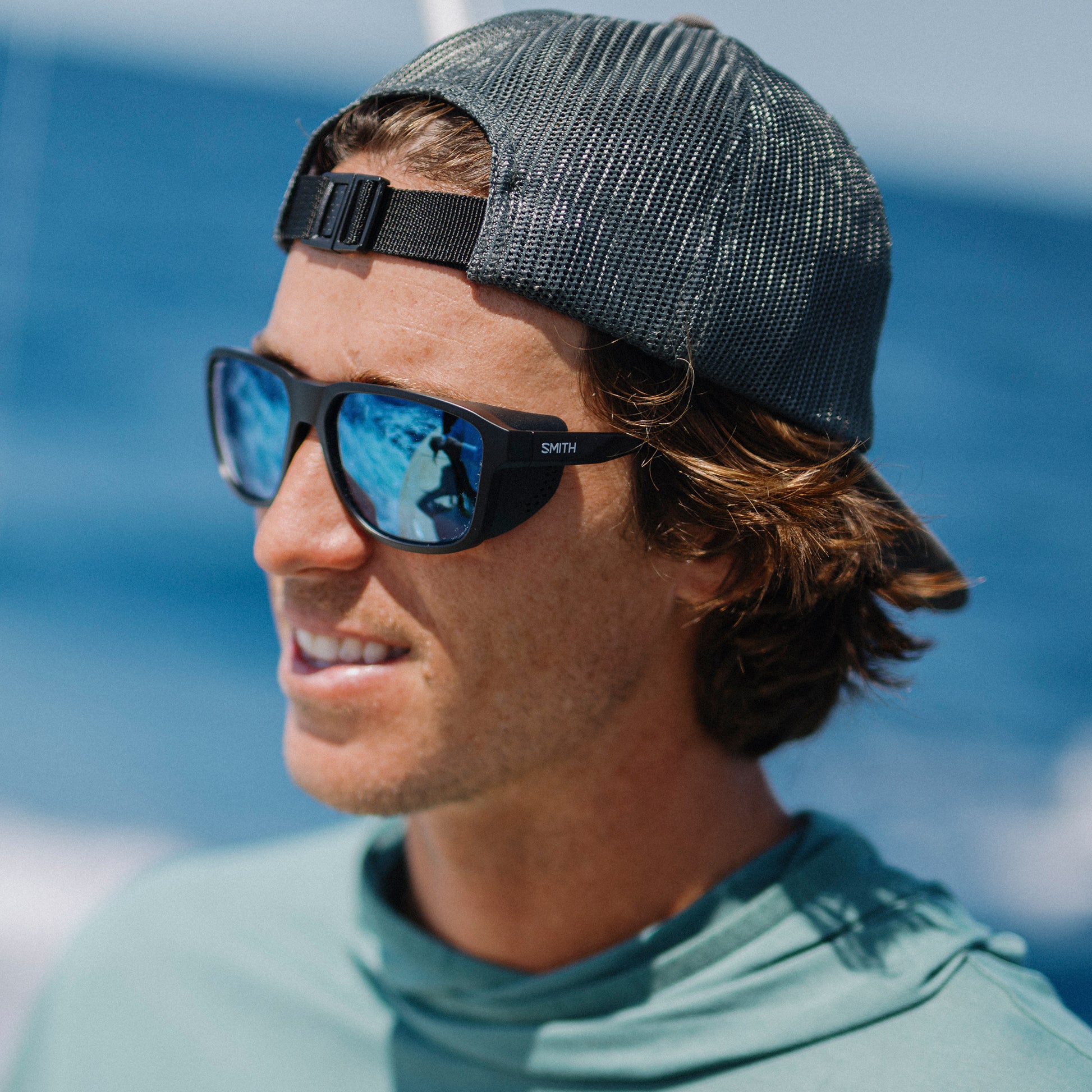 Embark, Sunglasses + Matte Summit | ChromaPop Glacier Photochromic Yellow Violet Mirror