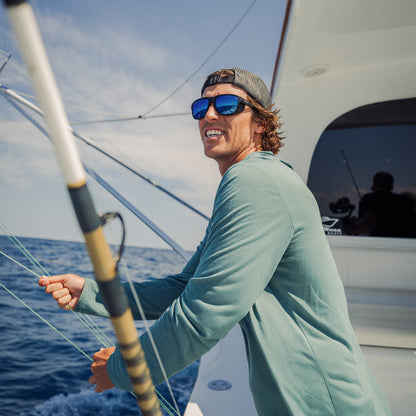 Embark, Sunglasses + Matte Summit | ChromaPop Glacier Photochromic Yellow Violet Mirror