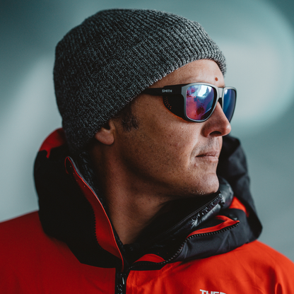 Embark, Sunglasses + Matte Black | ChromaPop Glacier Photochromic Copper Blue Mirror