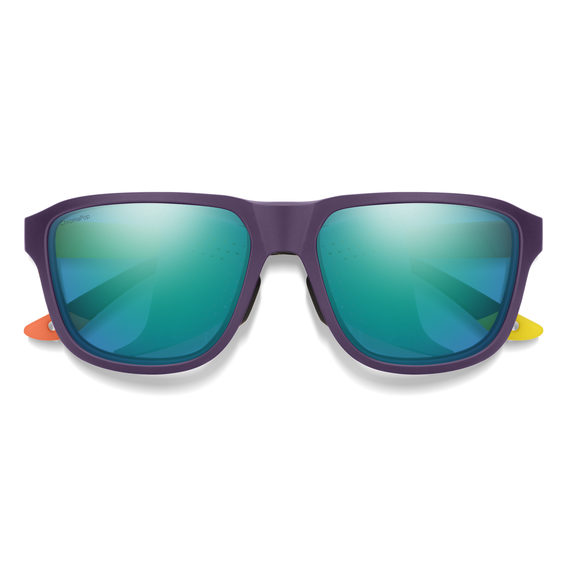 Embark, Sunglasses + Matte Black | ChromaPop Glacier Photochromic Copper Blue Mirror