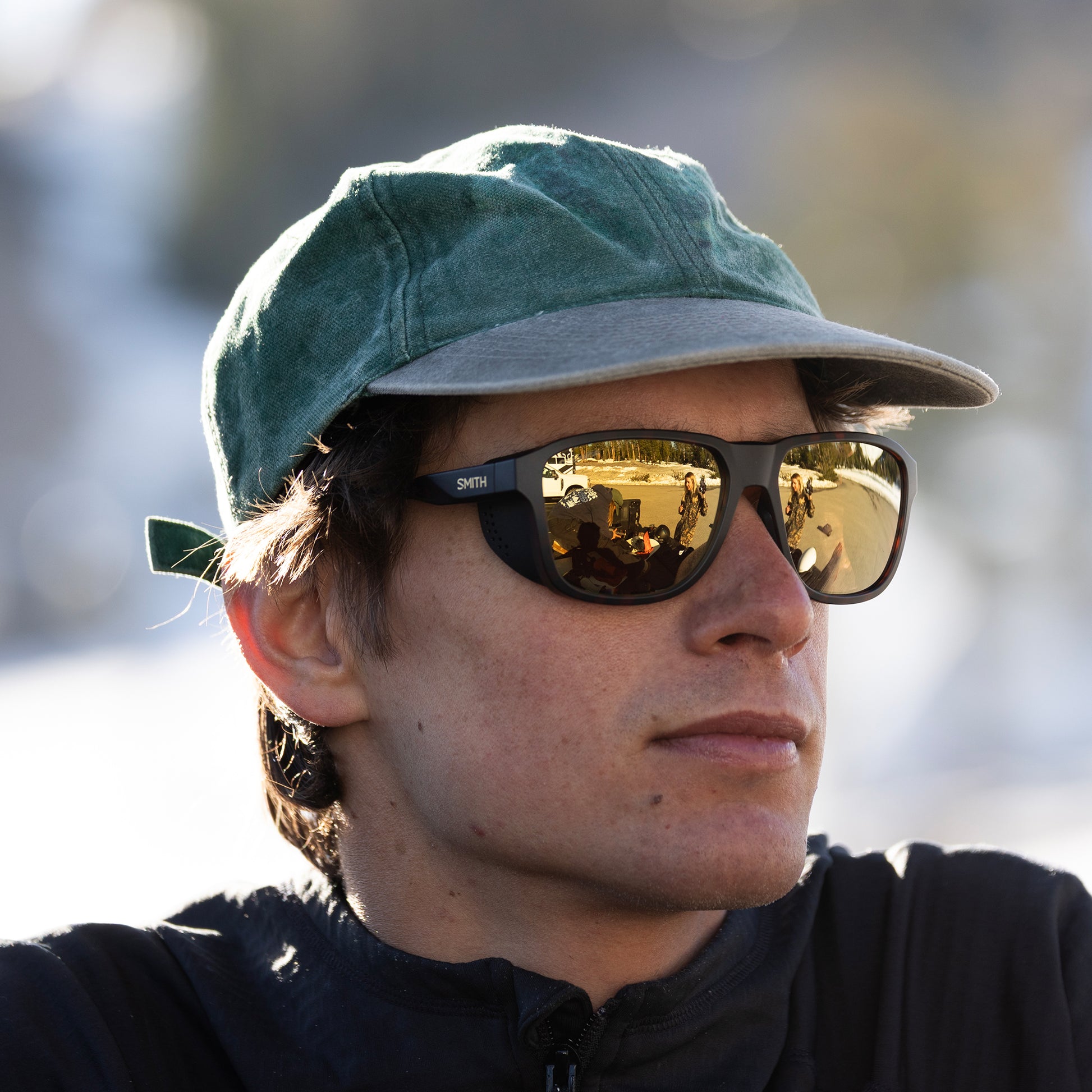 Embark, Sunglasses + Matte Summit | ChromaPop Glacier Photochromic Yellow Violet Mirror