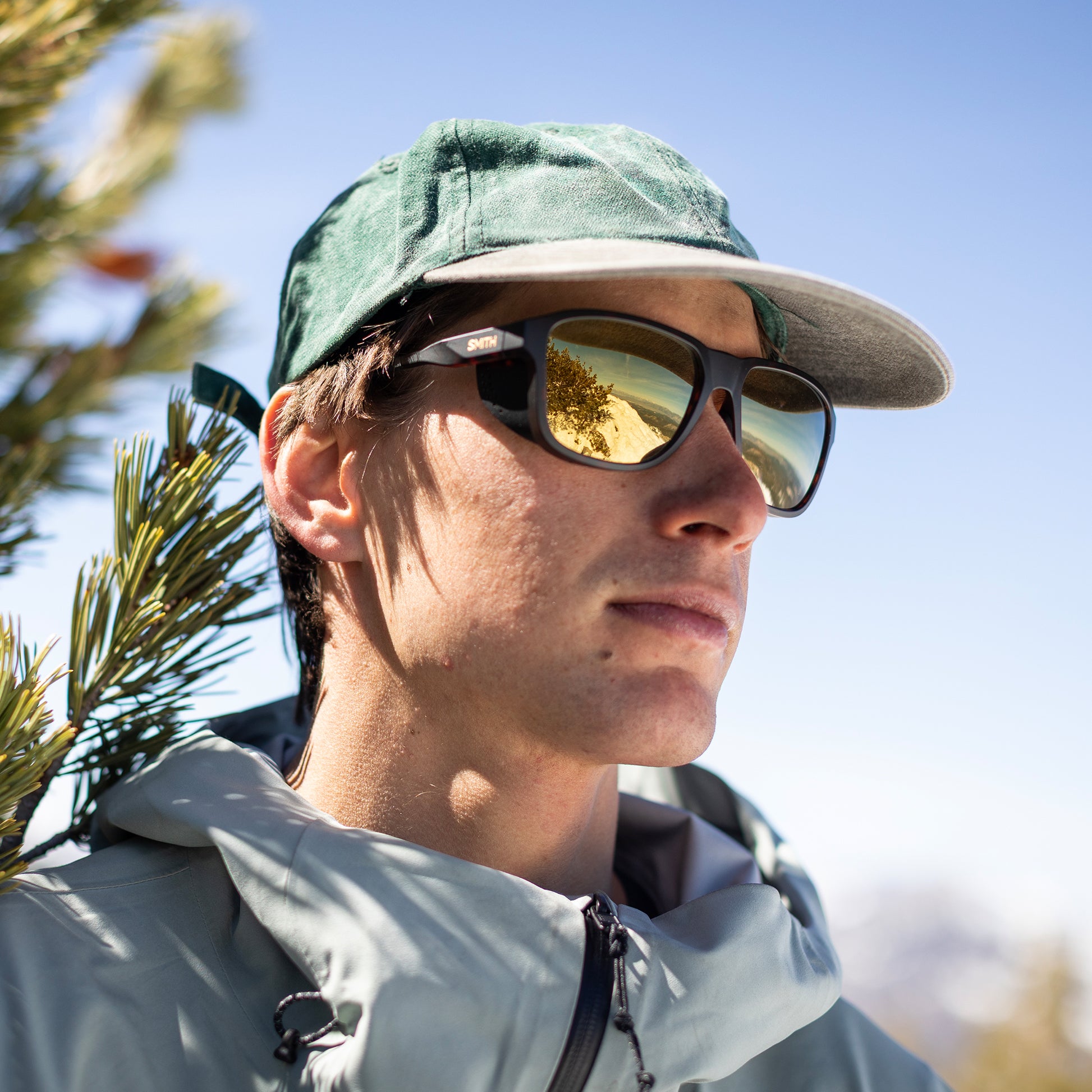 Embark, Sunglasses + Matte Summit | ChromaPop Glacier Photochromic Yellow Violet Mirror