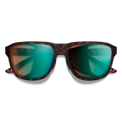 Embark, Sunglasses + Matte Black | ChromaPop Glacier Photochromic Copper Blue Mirror
