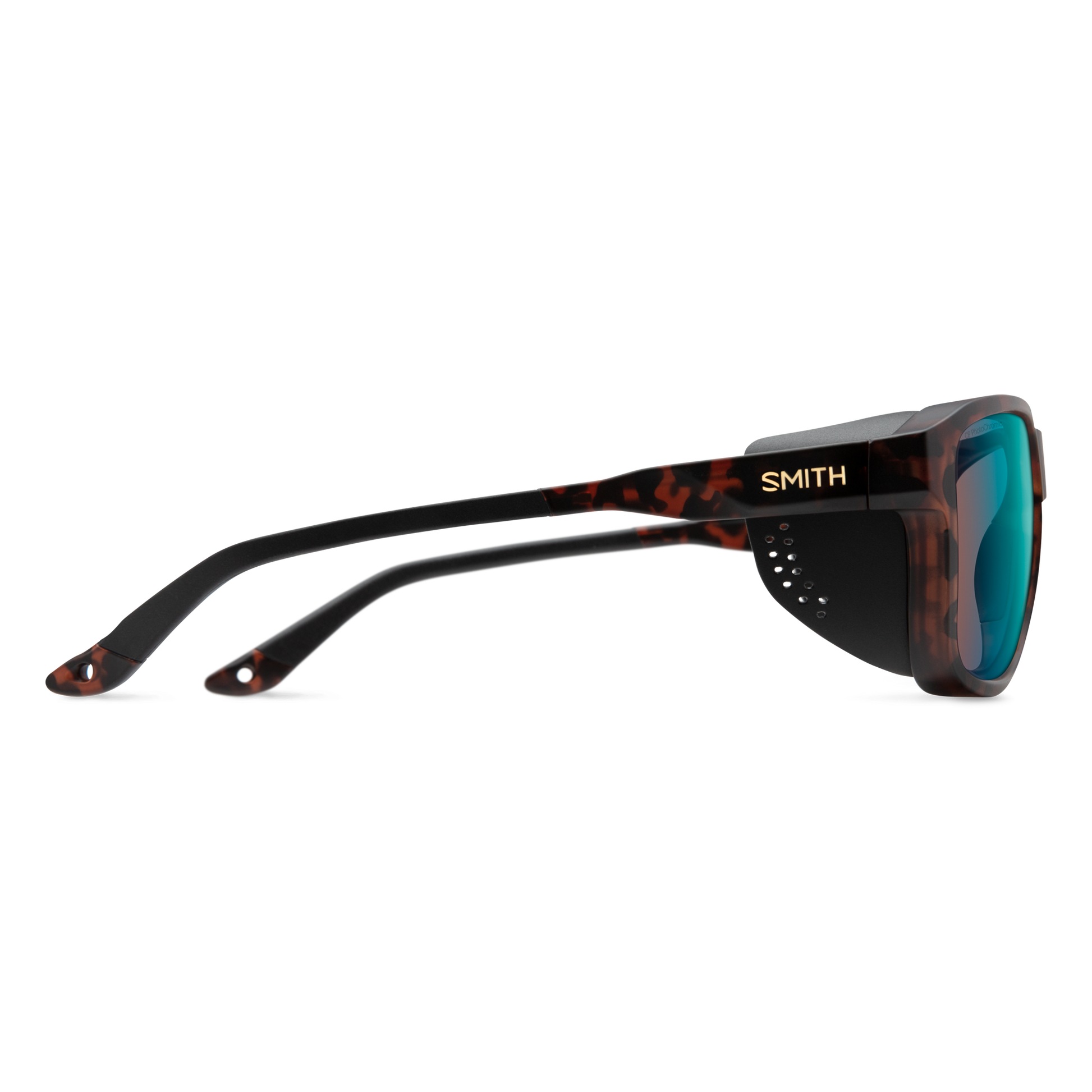 Embark, Sunglasses + Matte Black | ChromaPop Glacier Photochromic Copper Blue Mirror