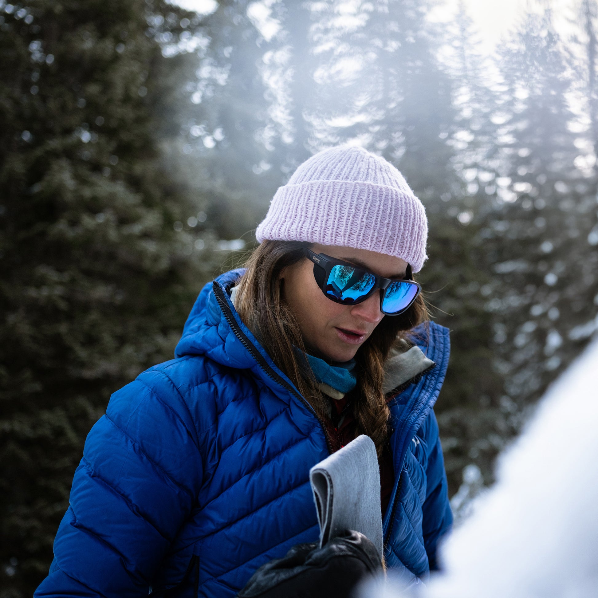 Embark, Sunglasses + Matte Summit | ChromaPop Glacier Photochromic Yellow Violet Mirror